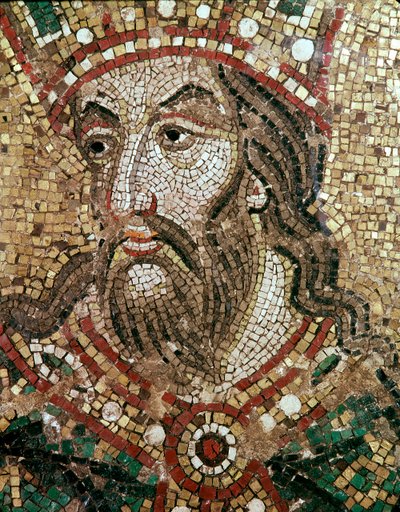 Head of a King (mosaic detail) by Veneto Byzantine School