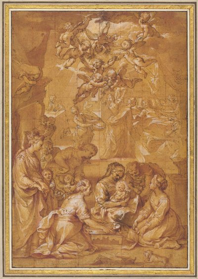 The Birth of the Virgin by Ventura Salimbeni