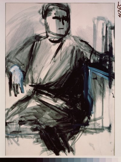 Self Portrait by Vera Mikhailovna Yermolayeva