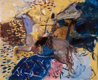 Circus Horsewoman by Vera Mikhailovna Yermolayeva