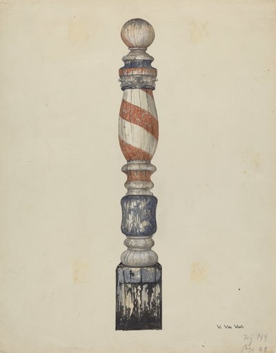 Barber Pole by Vera Van Voris