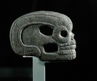 Votive Axe Head, late classic period by Veracruz Veracruz