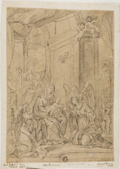 Mystic Marriage of St. Catherine by Veronese (Paolo Caliari)