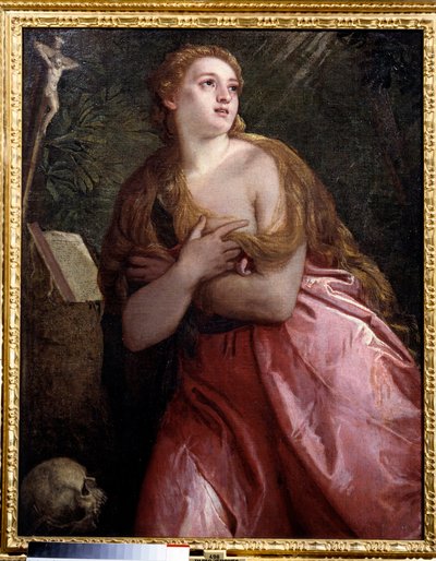 Penitent Magdalene, Painting by Paolo Veronese by Veronese
