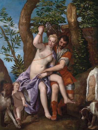 Venus and Adonis, 1570s by Veronese