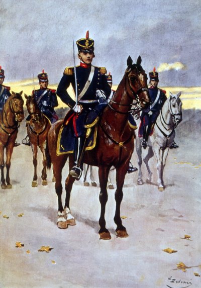 Argentine Army Mounted Grenadier Officer by Vicente Blasco Ibanez