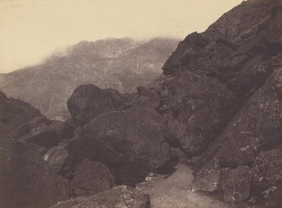 Boulders near Gavarnie by Vicomte Joseph de Vigier