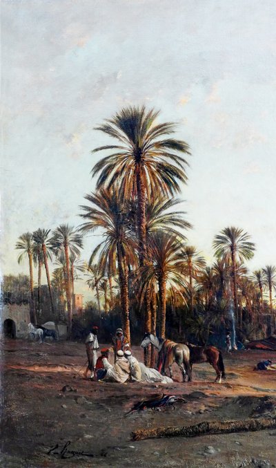 Oasis Edge (detail) by Victor Pierre Huguet