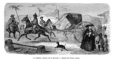 Carriage, Havana, Cuba by Victor Adam