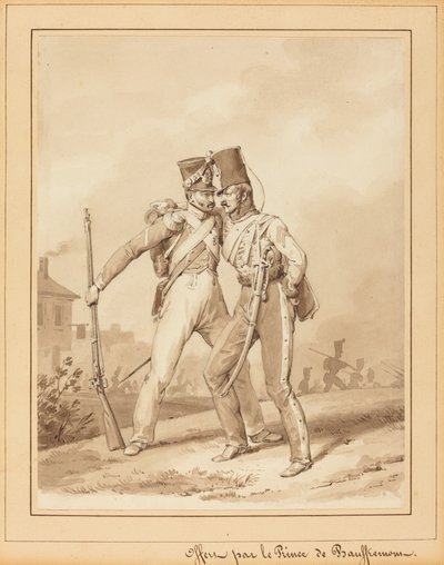 Two Grenadiers by Victor Adam
