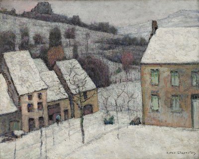 Murol in the Snow by Victor Charreton