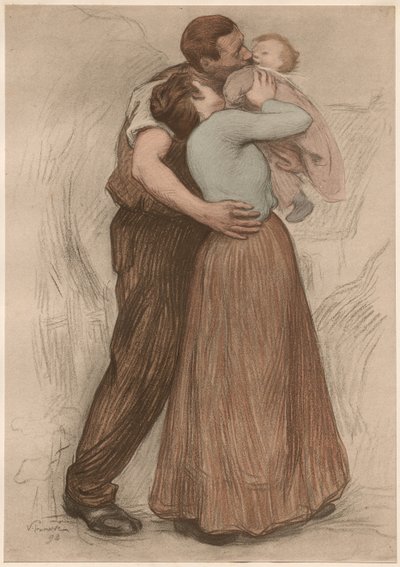 The Kiss by Victor Emile Prouve
