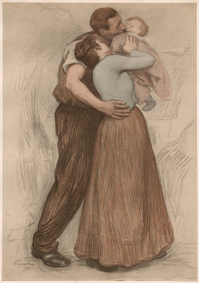 The Kiss by Victor Emile Prouve