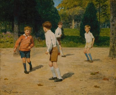 Boys Playing by Victor Gabriel Gilbert