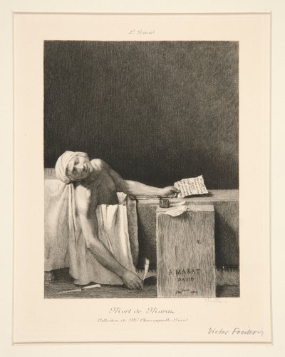 The Death of Marat by Victor Louis Focillon