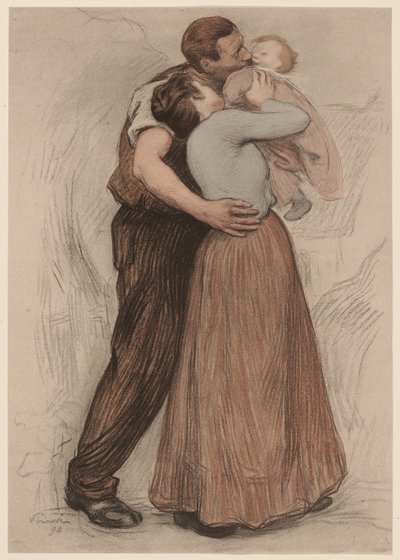 The Kiss by Victor Prouvé