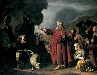 Moses Striking the Rock by Victors