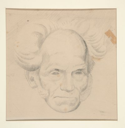 Portrait of Schopenhauer by Viking Eggeling