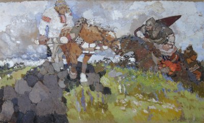 Mikula Selyaninovich, 1917 by Viktor Mikhaylovich Vasnetsov