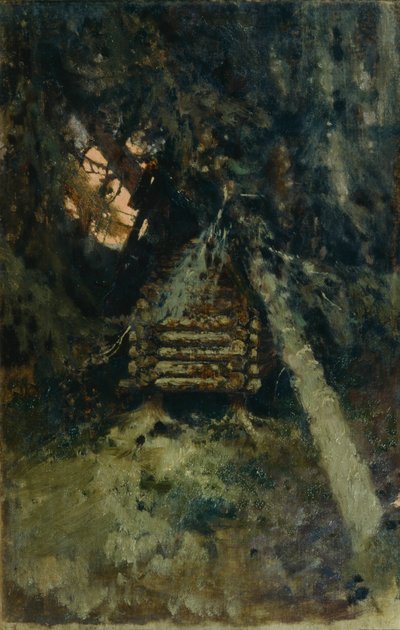 The Hut on Chicken Legs by Viktor Mikhaylovich Vasnetsov