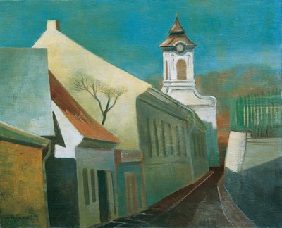 Street in Pötzleinsdorf by Viktor Planckh