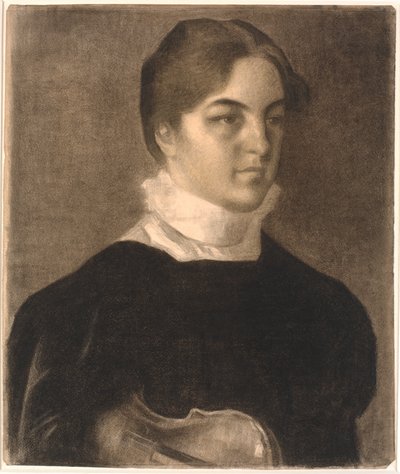 Portrait of Karen Bramsen by Vilhelm Hammershøi