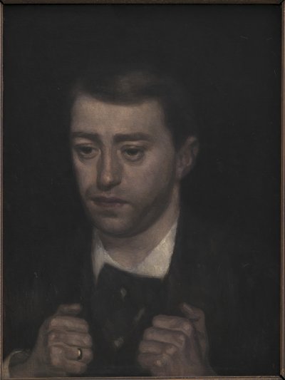The Composer Fini Henriques by Vilhelm Hammershøi