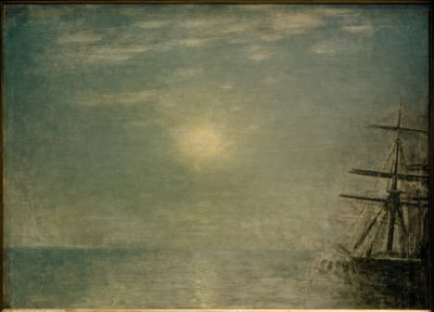 Sun Over the Sea by Vilhelm Hammershoi