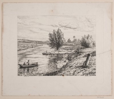 Parti ved Marnefloden by Vilhelm Kyhn