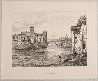 View of Ponte Rotto in Rome by Vilhelm Kyhn