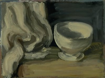 Still Life with Cloth and Bowl by Vilhelm Lundstrøm