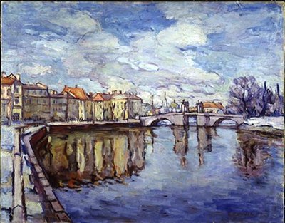 View of Tartu by Villem Aleksander Ormisson