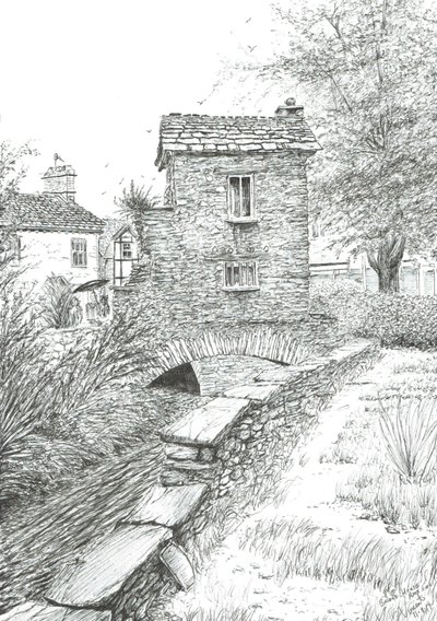 Bridge House Ambleside, 2019 by Vincent Alexander Booth
