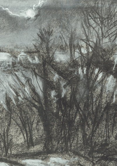 Moonlight over Osmotherley by Vincent Alexander Booth