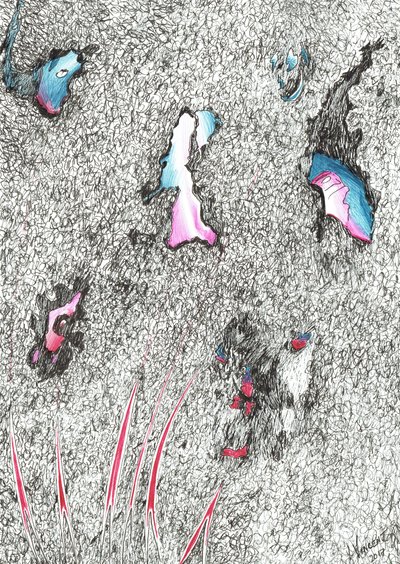 Paleheads, 2017 by Vincent Alexander Booth