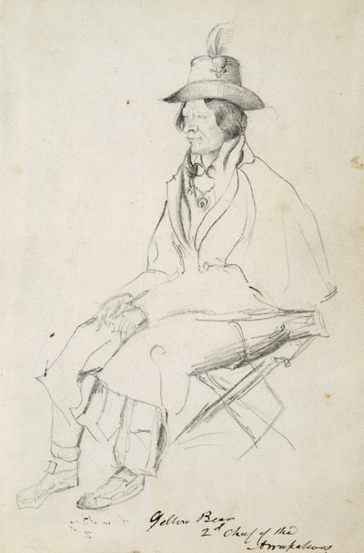 Yellow Bear, second chief of Arrapahoes by Vincent Colyer