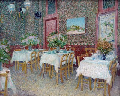 Interior of a Restaurant by Vincent van Gogh