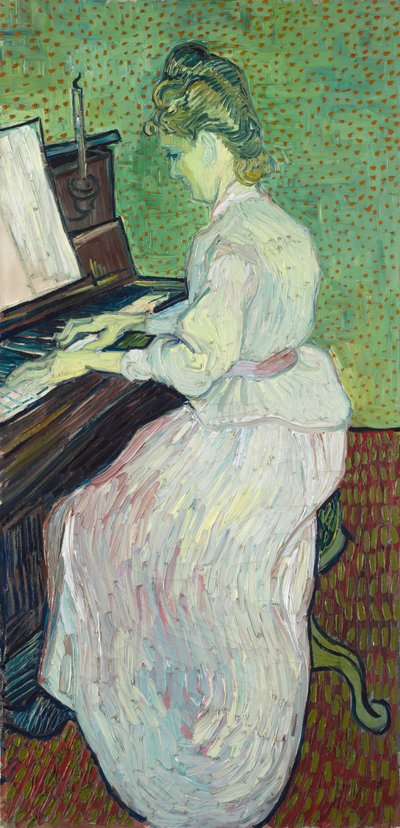 Marguerite Gachet at the Piano, 1890 by Vincent van Gogh