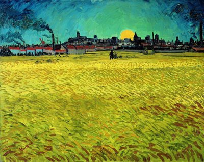 Summer Evening by Vincent van Gogh