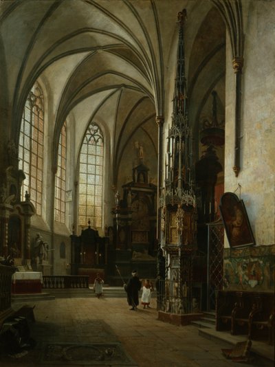 Interior of St Lambertus Church by Vincent Stoltenberg Lerche