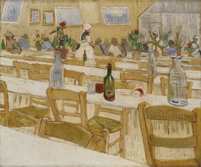 A Restaurant Interior by Vincent van Gogh