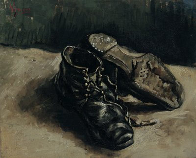 A pair of shoes by Vincent van Gogh
