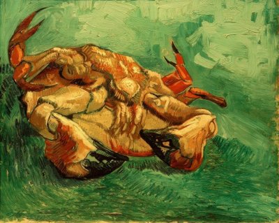 Crab Lying on Its Back by Vincent van Gogh