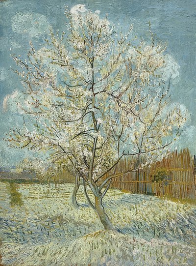 Blooming Peach Tree (Pink) by Vincent van Gogh