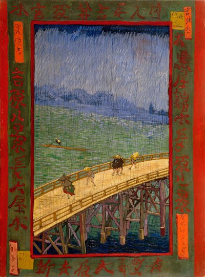 Bridge in the Rain by Vincent van Gogh