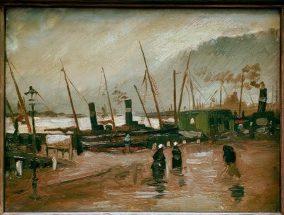 De Ruijterkade in Amsterdam by Vincent van Gogh