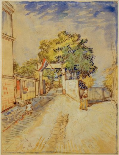 Entrance to the Moulin de la Galette by Vincent van Gogh