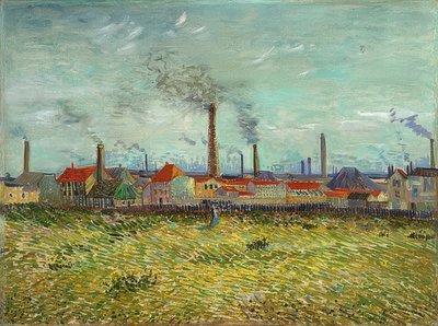 Factories near Clichy. 1887 by Vincent van Gogh