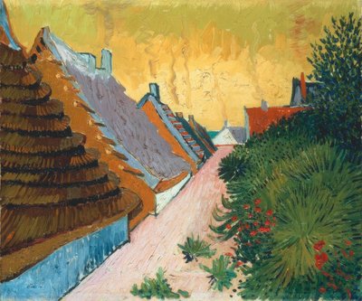 Alley in Saintes-Maries by Vincent van Gogh