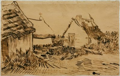 Houses in Les Saintes-Maries-de-la-Mer by Vincent van Gogh